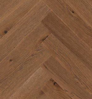 Паркетная доска Living Tree - Дуб Мокко, Натур (13,5х110х595мм) Английская елка